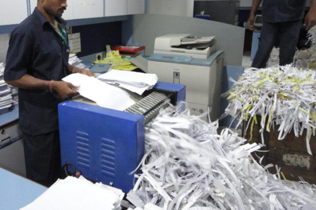 industrial paper shredder hire