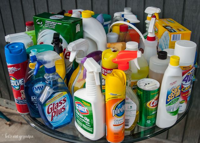 common household cleaning agents